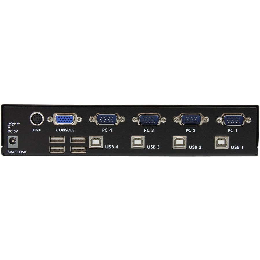 StarTech.com StarView SV431USB - KVM switch - USB - 4 ports - 1 local user - USB - 1U - Image 3