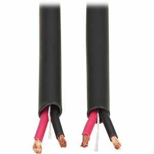 Eaton Tripp Lite Series 2-Conductor Bulk Speaker Wire, Plenum and Riser Rated, 16 AWG, 250 ft. (76.2 m)