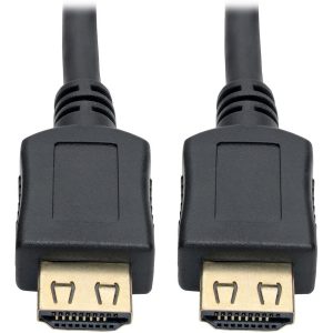 Eaton Tripp Lite Series High-Speed HDMI Cable, Gripping Connectors, 4K (M/M), Black, 12 ft. (3.66 m)