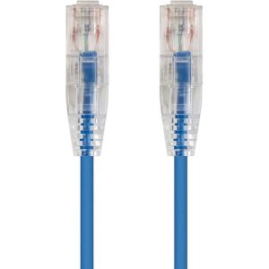 Monoprice SlimRun Cat6 28AWG UTP Ethernet Network Cable, 5ft Blue