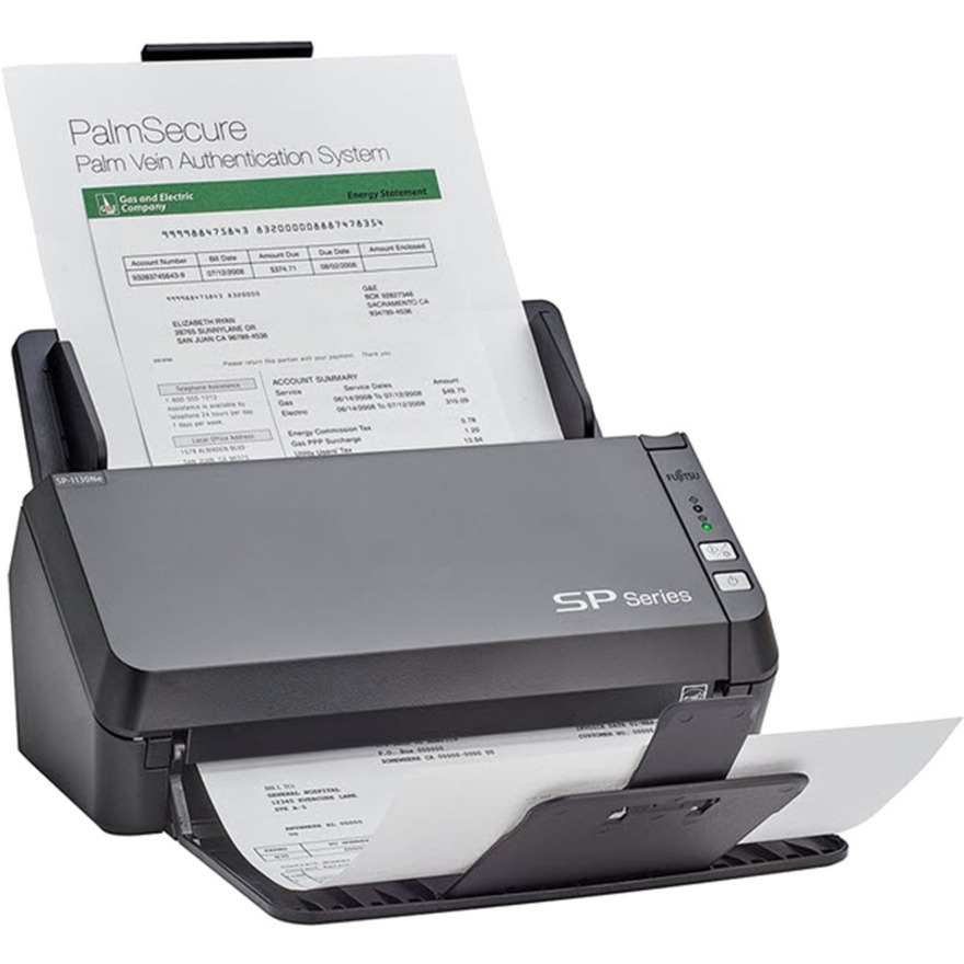 Fujitsu ImageScanner SP-1130Ne Large Format ADF Scanner - 600 dpi Optical - Image 6