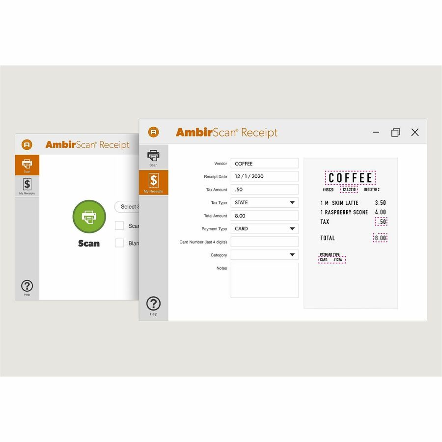 Ambir TravelScan Pro Go Scanner, Software and Case Bundle - Image 3