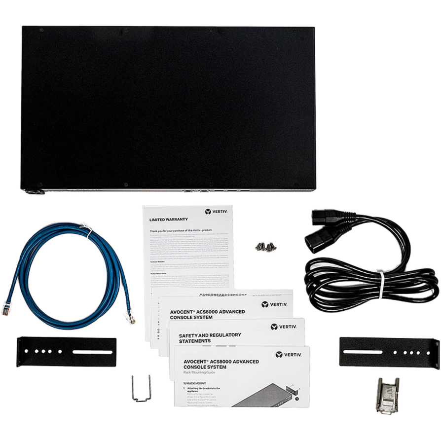 Vertiv Avocent 16-port ACS8000 Console System with single AC Power Supply, non-TAA - Image 2