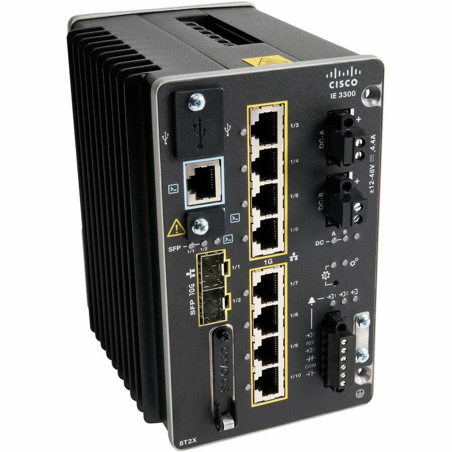 Cisco Catalyst IE-3300-8T2S Rugged Switch - Image 2