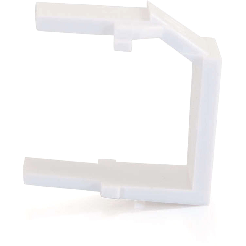 C2G Snap-In Blank Keystone Insert Module - White - Image 3