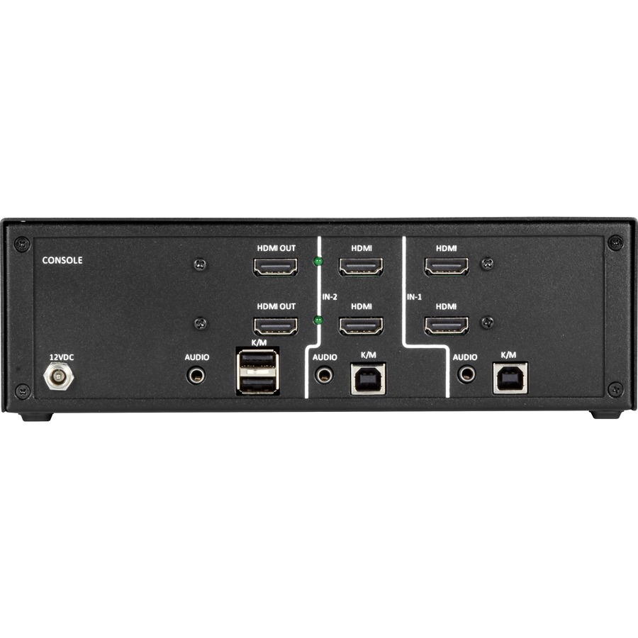 Black Box NIAP 3.0 Secure 2-Port Dual-Head HDMI KVM Switch - Image 4