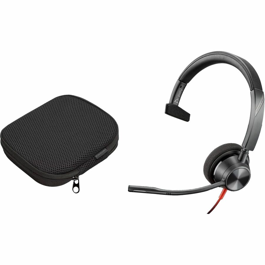 Poly Blackwire 3310 Microsoft Teams Certified Headset +USB-C/A Adapter TAA - Image 3