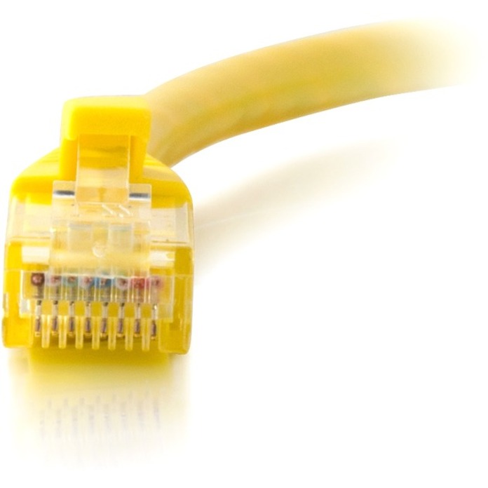 C2G 6in Cat6 Ethernet Cable - Snagless Unshielded (UTP) - Yellow - Image 4