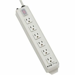 Eaton Tripp Lite Series Power It! 6-Outlet Power Strip, 15 ft. (4.57 m) Cord, 5-15P, Metal Housing