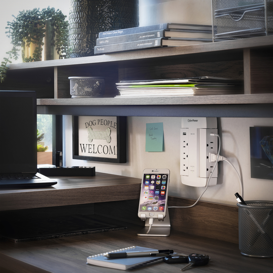 CyberPower CSP600WSURC5 Professional 6 - Outlet Surge with 900 J - Image 4