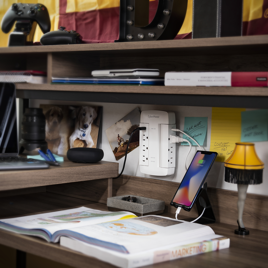 CyberPower CSP600WSURC5 Professional 6 - Outlet Surge with 900 J - Image 8