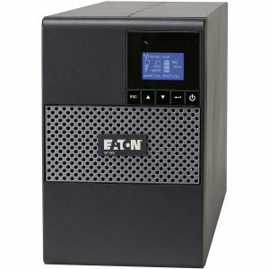 Eaton 5P 1440VA 1100W 120V Line-Interactive UPS, 5-15P, 8x 5-15R Outlets, True Sine Wave, Cybersecure Network Card Option, Tower