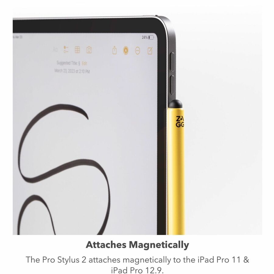 ZAGG Pro Stylus 2 - Wireless Charging Stylus - Grey - Image 2