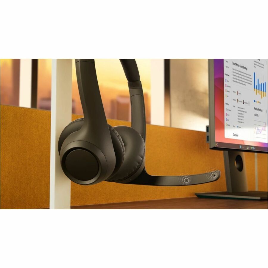 Logitech Zone 305 for Business, Wireless Bluetooth Headset With Microphone, for Microsoft Teams, Compatible With Windows, Mac, Chrome, Linux, iOS, iPadOS, Android, Black - Image 7