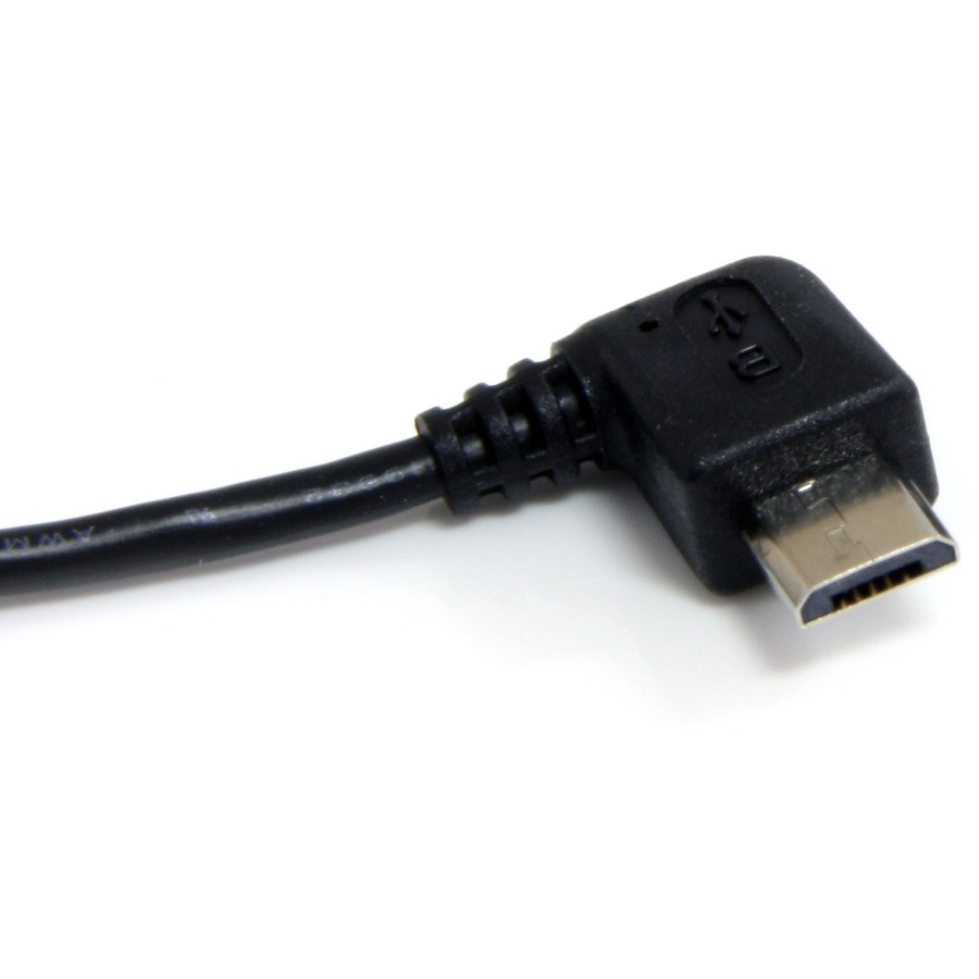 StarTech.com USB cable - 4 pin USB Type A (M) - Right Angle Micro USB Type B (M) - 90 cm - Image 2