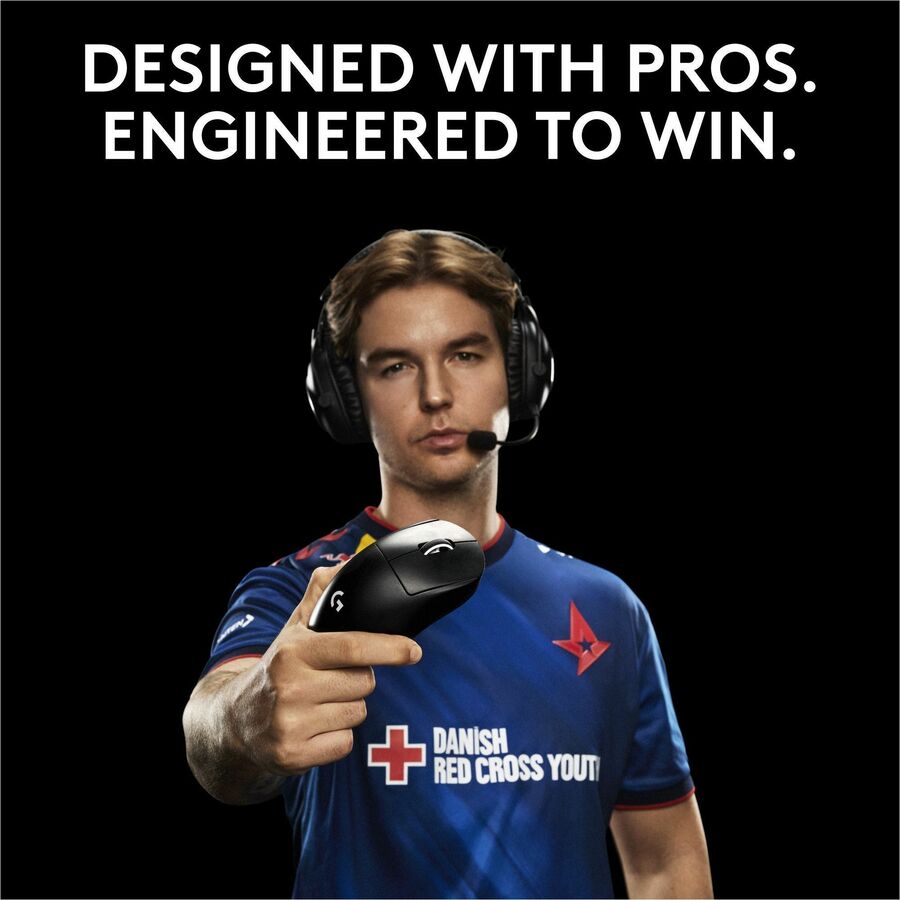 Logitech G PRO X SUPERLIGHT 2 DEX LIGHTSPEED Wireless Gaming Mouse, 60g Pro-Grade Lightweight Mouse With 5 Programmable Buttons, 32k DPI Sensor, USB-C Charging, for PC/Mac - Black - Image 6