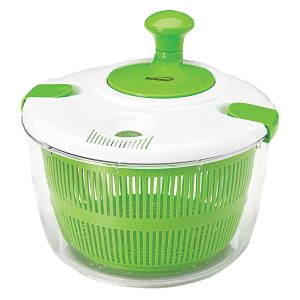 Brentwood KA-5030G Salad Spinner with 5-Qt. Serving Bowl (White)