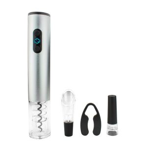 Brentwood WA-2001S Electric Wine Bottle Opener with Foil Cutter, Vacuum Stopper, and Aerator Pourer