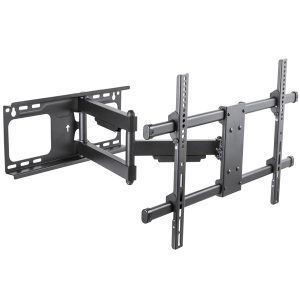BLACK+DECKER BDX-3806FM Full-Motion TV Wall Mount for 40-In. to 86-In. TVs, with Extension, 600 x 400 Max VESA, Holds up to 130 Lbs.