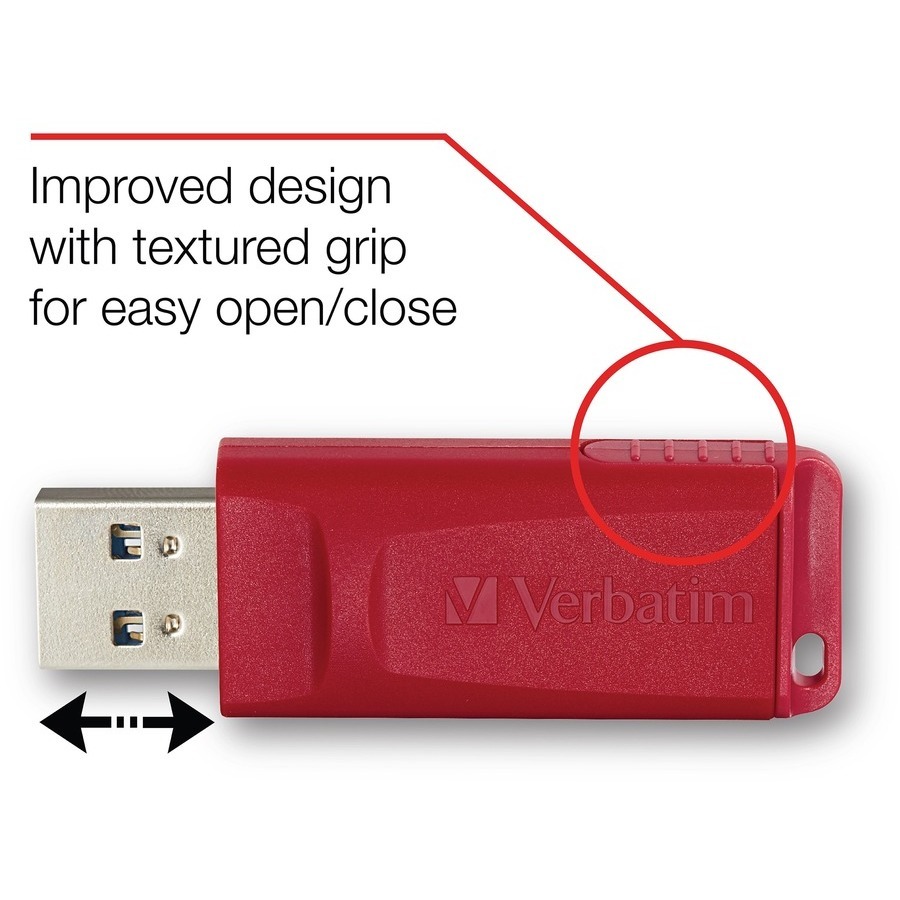 Verbatim 16GB Store 'n' Go USB Flash Drive - Red - Image 2