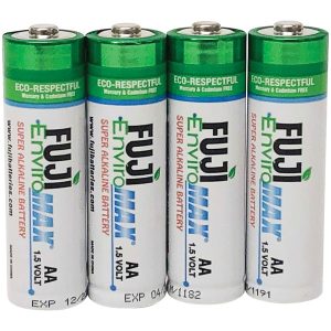 FUJI ENVIROMAX 4300BP4 EnviroMax AA Super Alkaline Batteries (4 Pack)