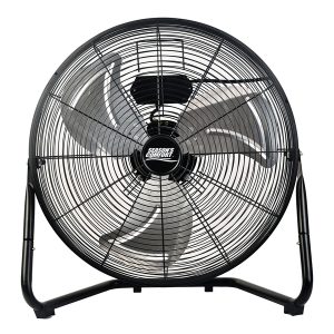 Seasons Comfort FHV20 20-In. 3-Speed High-Velocity Heavy-Duty Floor Fan, FHV20, Black