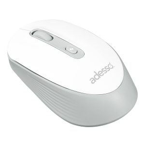 Adesso IMOUSE A30W iMouse A30 Wireless Computer Mouse with AI Copilot Button, 4 Buttons, 1200 DPI, for PC and Mac (White)