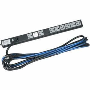 SLIM PWR STRIP,8 OUTLET,1
