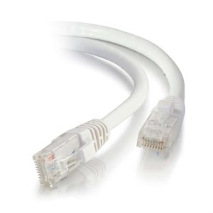 3' Cat5E Snagles Cable WHTE