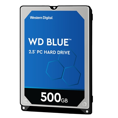 500GB 2.5" SATA Blue Single Pa