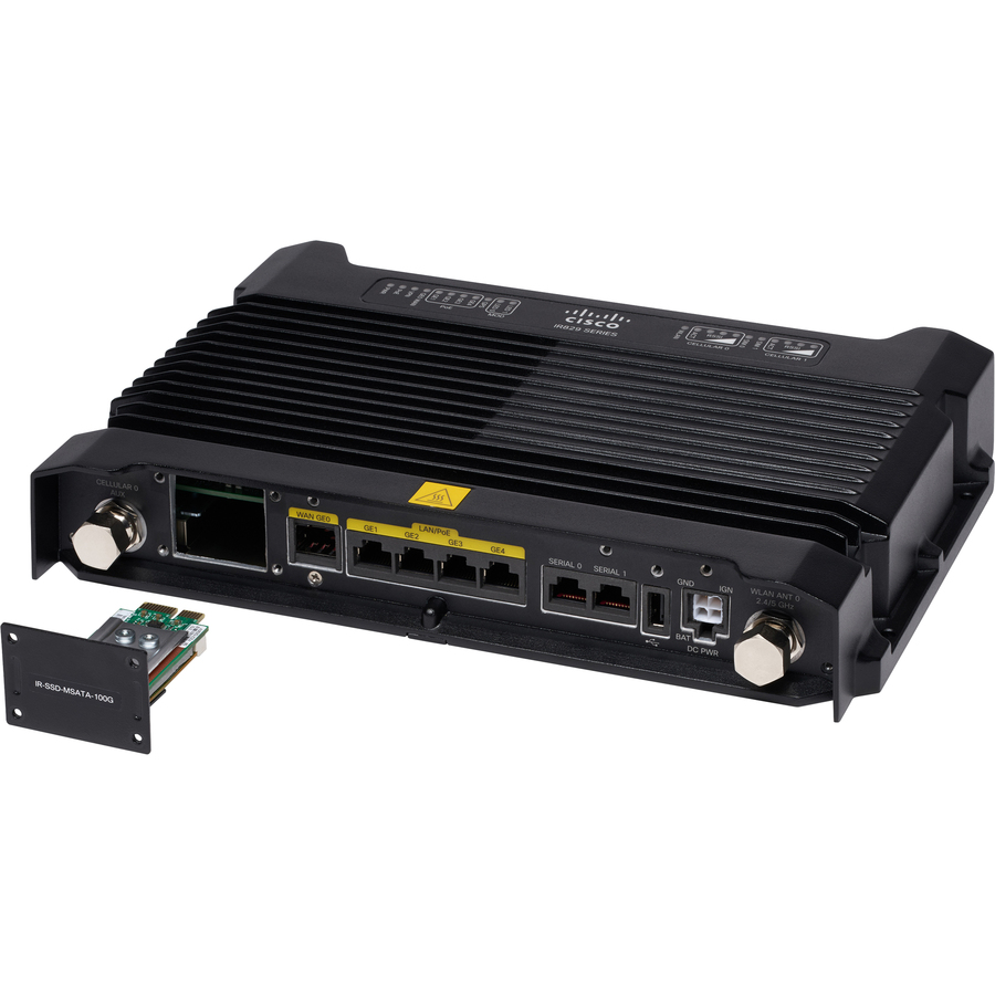 Cisco IR829 Wi-Fi 4 IEEE 802.11n 2 SIM Cellular, Ethernet Wireless Integrated Services Router - Image 2