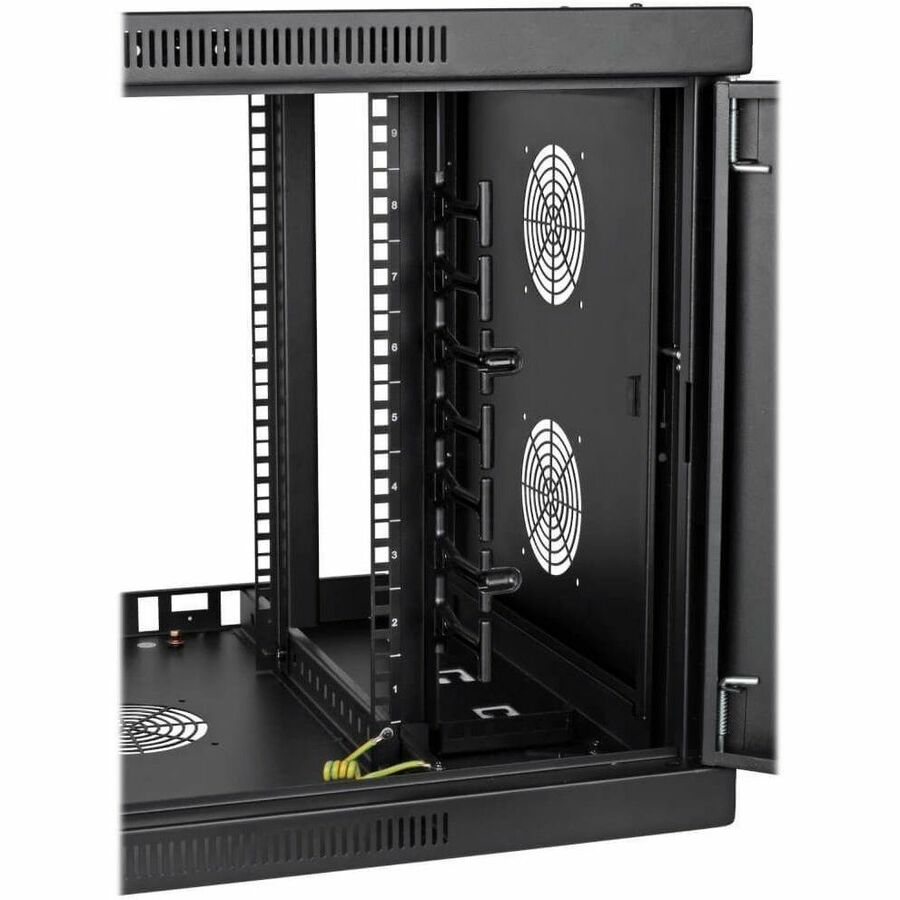 Eaton Tripp Lite Series SmartRack 9U Low-Profile Switch-Depth-Plus Wall-Mount Mini Rack Enclosure, Wide - Image 4