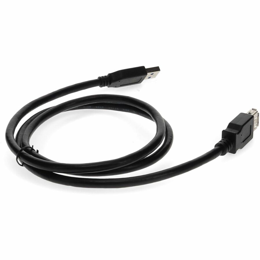 AddOn 15ft USB 3.0 (A) Male to Female Black Cable - Image 5