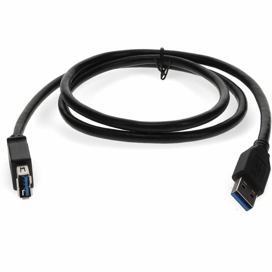 AddOn 15ft USB 3.0 (A) Male to Female Black Cable - Image 8