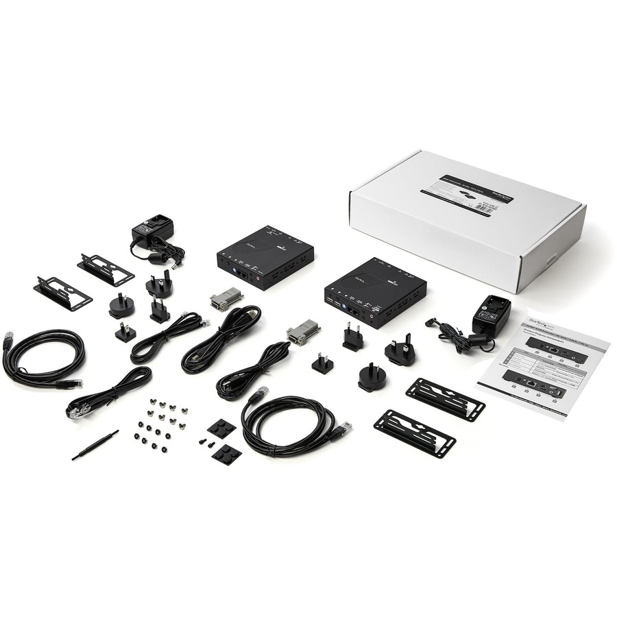 StarTech.com HDMI KVM Extender over IP Network - 4K 30Hz HDMI and USB over IP LAN or Cat5e/Cat6 Ethernet (100m/330ft) - Remote KVM Console - Image 2