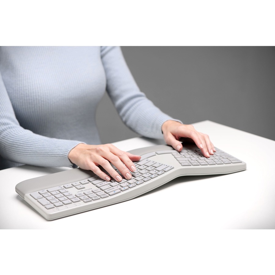 Kensington Pro Fit Ergo Wireless Keyboard and Mouse-Gray - Image 9