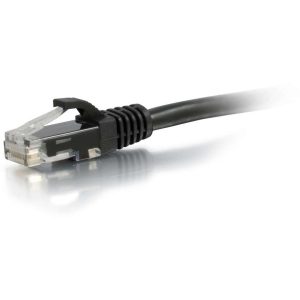C2G 75ft Cat6a Snagless Unshielded (UTP) Ethernet Cable - Cat6a Network Patch Cable - PoE - Black