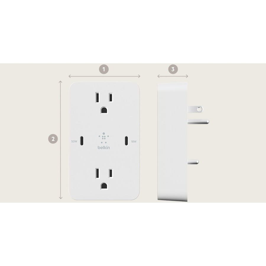 Belkin BoostCharge GaN Wall Plate - Image 9