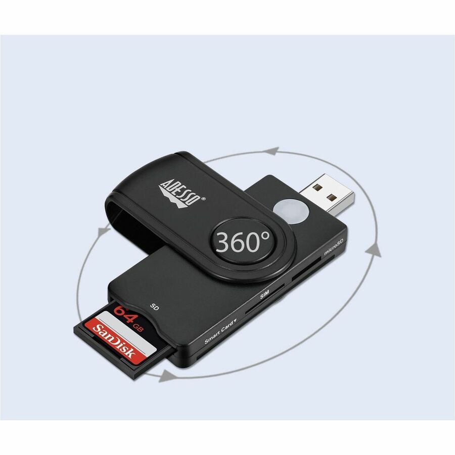 Adesso SCR-200 Smart Card Reader - Image 6