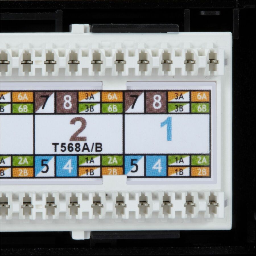 Black Box GigaTrue CAT6 Patch Panel - 1U, Unshielded, 24-Port - Image 4