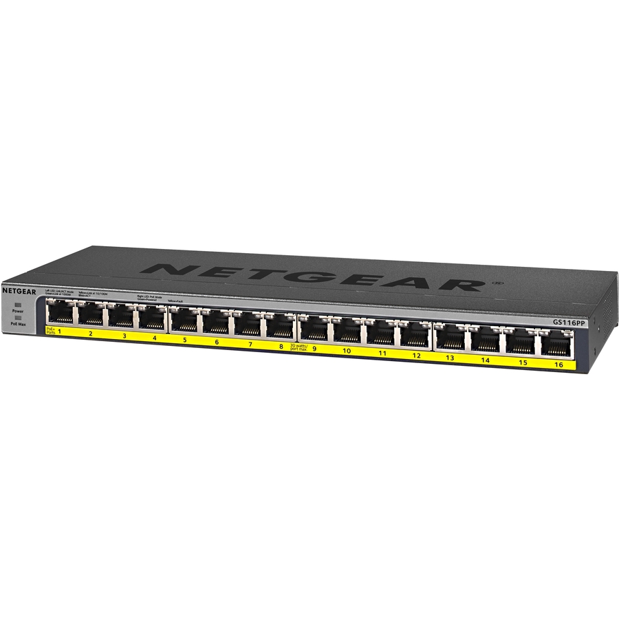 Netgear 16-Port 183W PoE/PoE+ Gigabit Ethernet Unmanaged Switch - Image 3