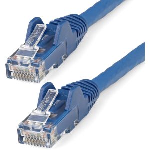 StarTech.com 3m(10ft) CAT6 Ethernet Cable, LSZH (Low Smoke Zero Halogen) 10 GbE Snagless 100W PoE UTP RJ45 Blue Network Patch Cord, ETL