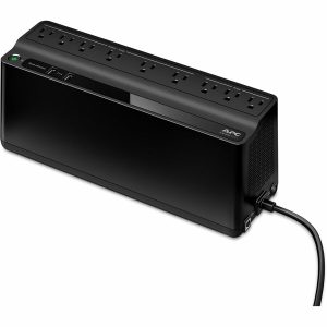 APC Back-UPS 850VA, 120V, 2 USB charging ports, 9 NEMA outlets (3 surge)