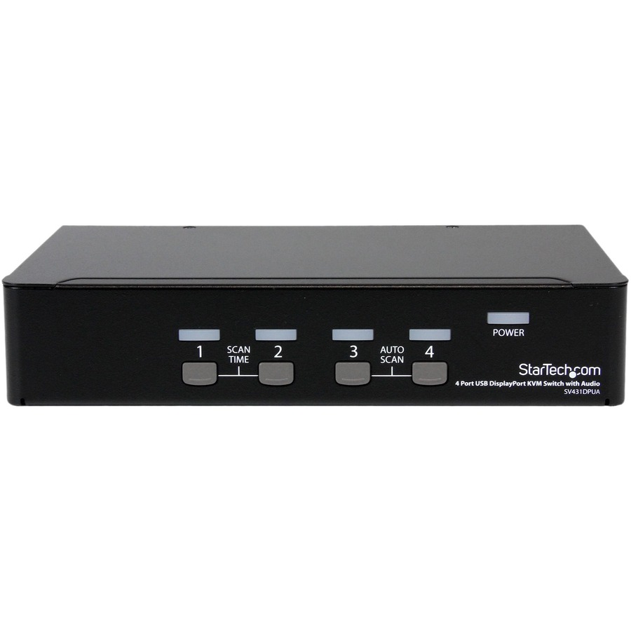 StarTech.com 4 Port USB DisplayPort KVM Switch with Audio - Image 2