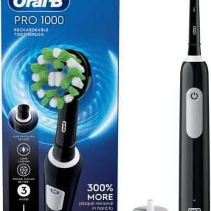 Oral-B Pro 1000 Rechargeable Electric Toothbrush, Black