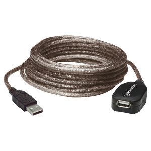 Manhattan 519779 USB 2.0 Active Extension Cable, 16ft