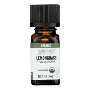 Aura Cacia - Organic Essential Oil - Lemongrass - .25 oz