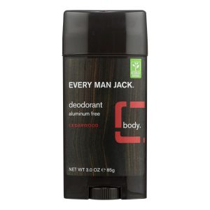 Every Man Jack Body Deodorant - Cedarwood - Aluminum Free - 3 oz