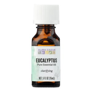 Aura Cacia - Pure Essential Oil Eucalyptus - 0.5 fl oz
