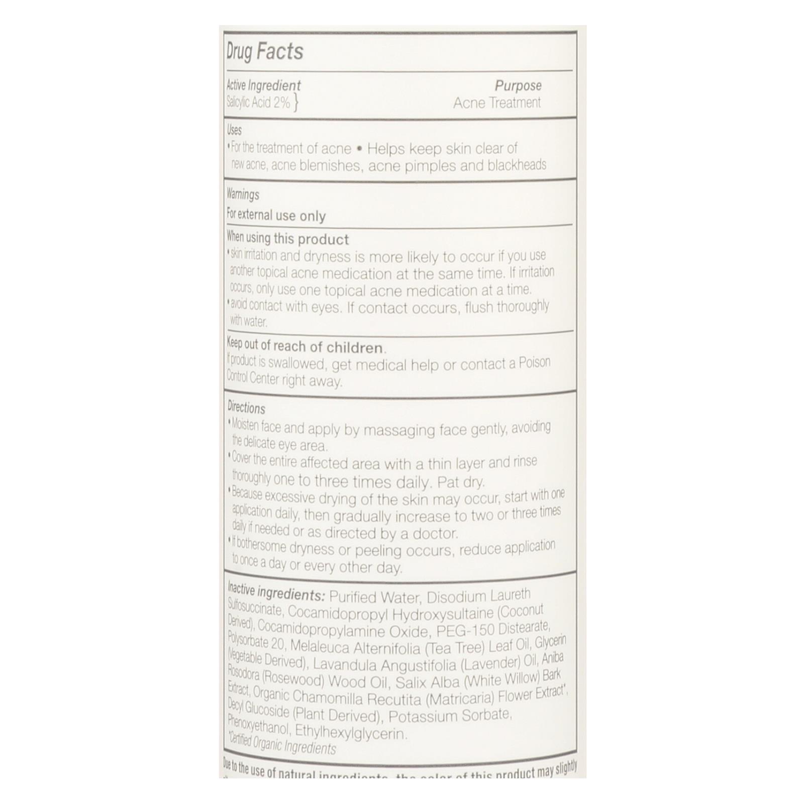 Derma E - Very Clear Cleanser - 6 fl oz. - Image 2